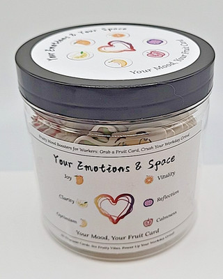 Positive Emotions Fruit Cards 60 Card Fruit Jar Affirmations Joy Calmness