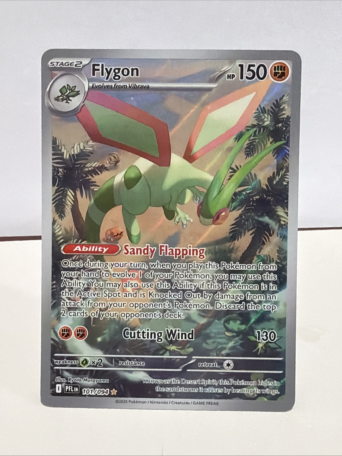 Flygon 101/094 Illustration Rare ME02: Phantasmal Flames Pokemon TCG NM
