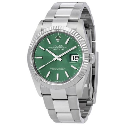 Rolex Datejust 36 Mint Green Dial Automatic Men's Oyster Watch M126234-0052