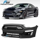 Fits 18-23 Mustang Shelby Super Snake Style Front Bumper Cover w/ Matte Grille
