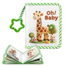 Brown My Family Baby Photo Album First Soft Cloth Memory Book