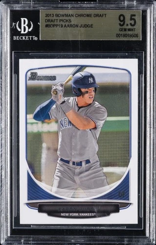 2013 BOWMAN CHROME DRAFT DRAFT PICKS #BDPP19 AARON JUDGE BGS 9.5
