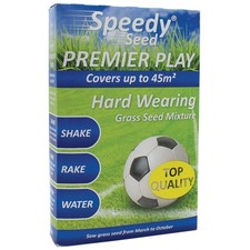 Speedy Seed Premier Play Grass Seed - Hard Wearing Grass Seed Mix - 750g 13.33 per kilo