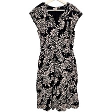 J. Crew Pineapple MIDI Crinkle dress Wome's Sz 6 Resort