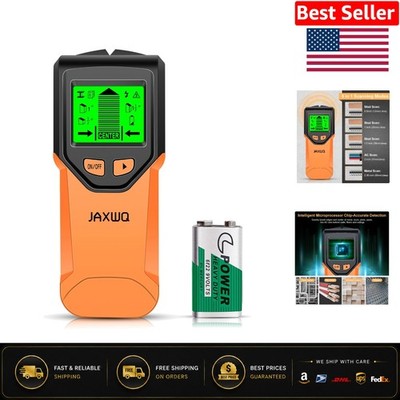 High-Precision 5-in-1 Stud Finder for Wood, Metal & AC Wire Detection, Compact