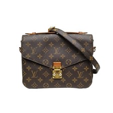 LOUIS VUITTON Pochette Metis Monogram PVC Shoulder Bag