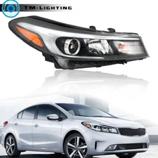 Headlamp For 2017 2018 Kia Forte Forte5 Passenger Side Halogen Headlight W/O LED