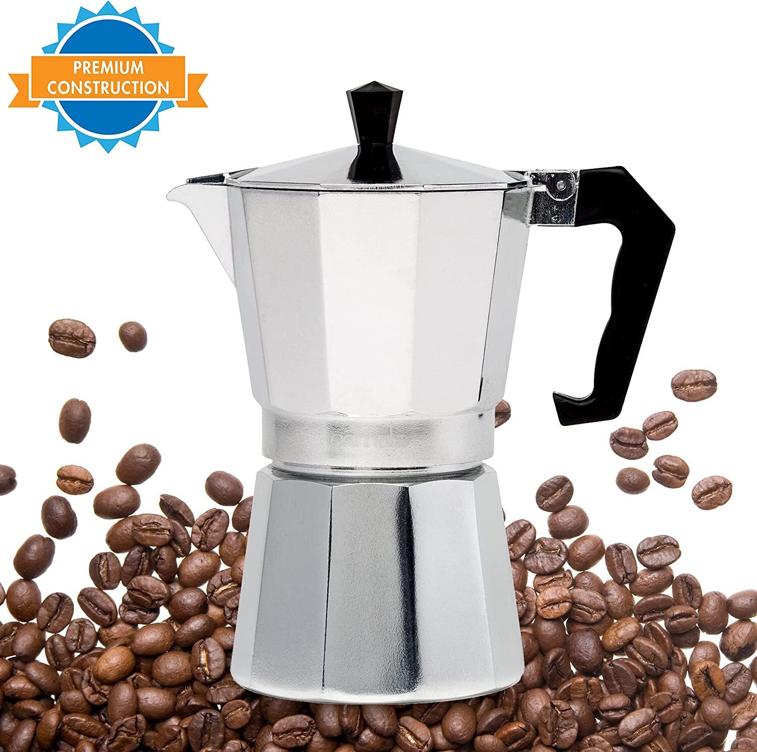 Primula Stovetop Espresso and Coffee Maker, Moka Pot for Classic Italian and Cub