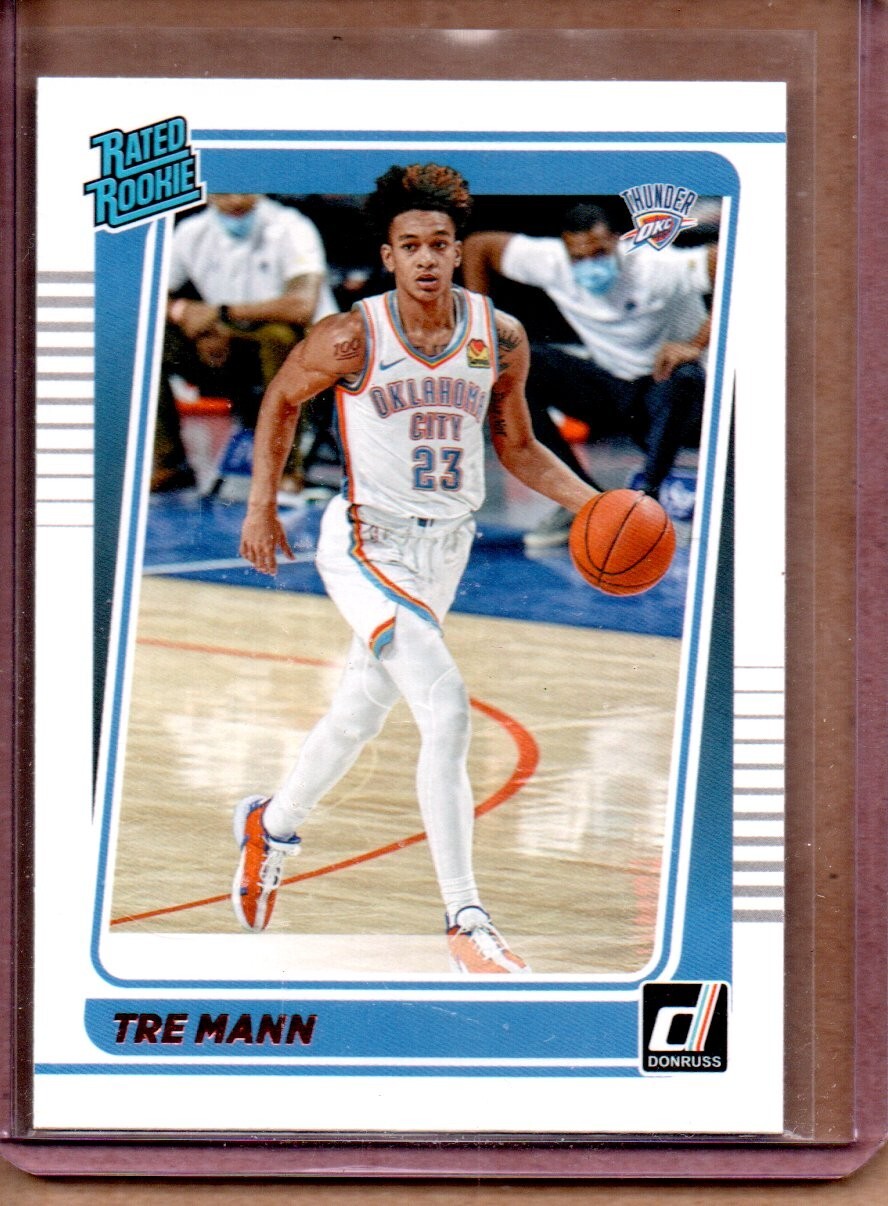 2021-22 PANINI DONRUSS TRE MANN RATED ROOKIE # 218 (NM-NM/MT)
