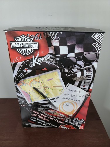 Harley-Davidson Motorcycles Collector Edition Ken Doll Barbie 1998 NRFB - Picture 4 of 6