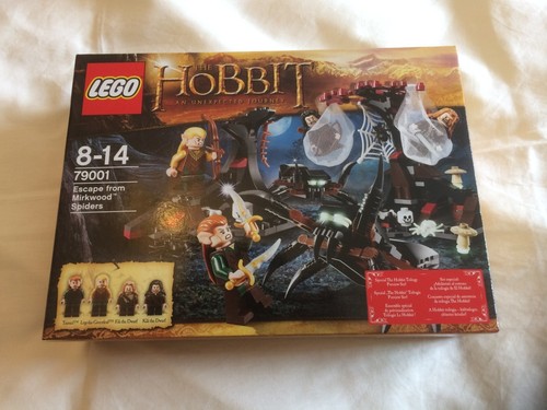 Lego 79001 The Hobbit, Escape from Mirkwood Spiders, BNISB,VGC, Retired 2014