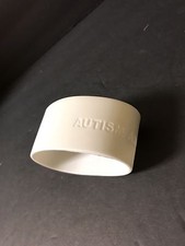 Autism Awareness Puzzle Piece Wide Rubber Silicone Bracelet