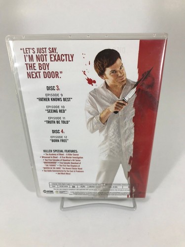 Dexter - Season 1 - Disc 3 & 4 Only - DVD Disc Only - Replacement Disc - Picture 2 of 3