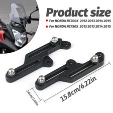 rgsdg Voor NC750X NC750XD NC750XA 2016-2021 Motorfiets Accessoires Voorruit Richters Luchtstroom Lift Verstelbare Voorruit (Kleur : Zwart