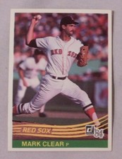 1984 Donruss Boston Red Sox Baseball Card Pick one