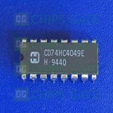 15PCS CD74HC4049E IC INVERTER HEX 1INPUT 16DIP TI