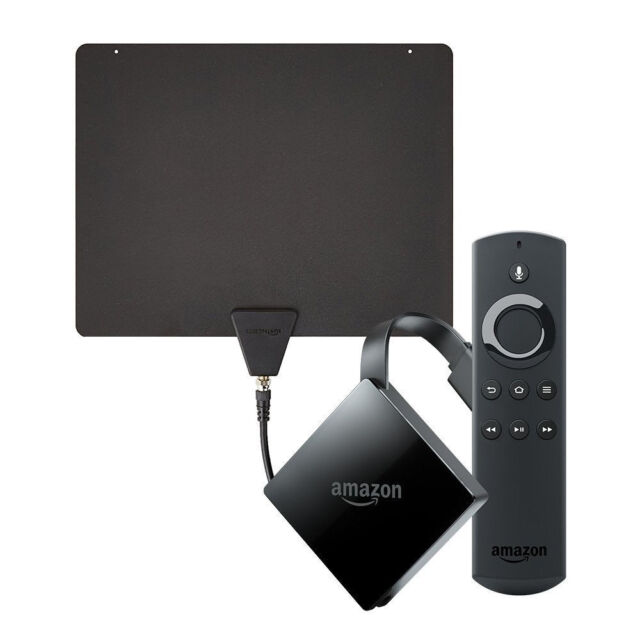 Amazon Fire TV (3rd Generation) with HD Antenna - Black for sale 