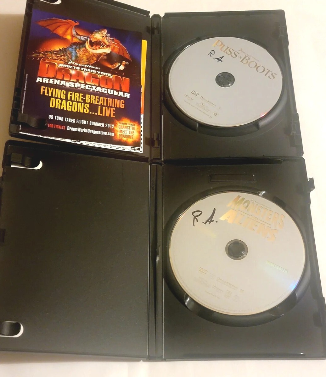 Monsters vs. Aliens, Bee Movie, The Croods & Puss In Boots