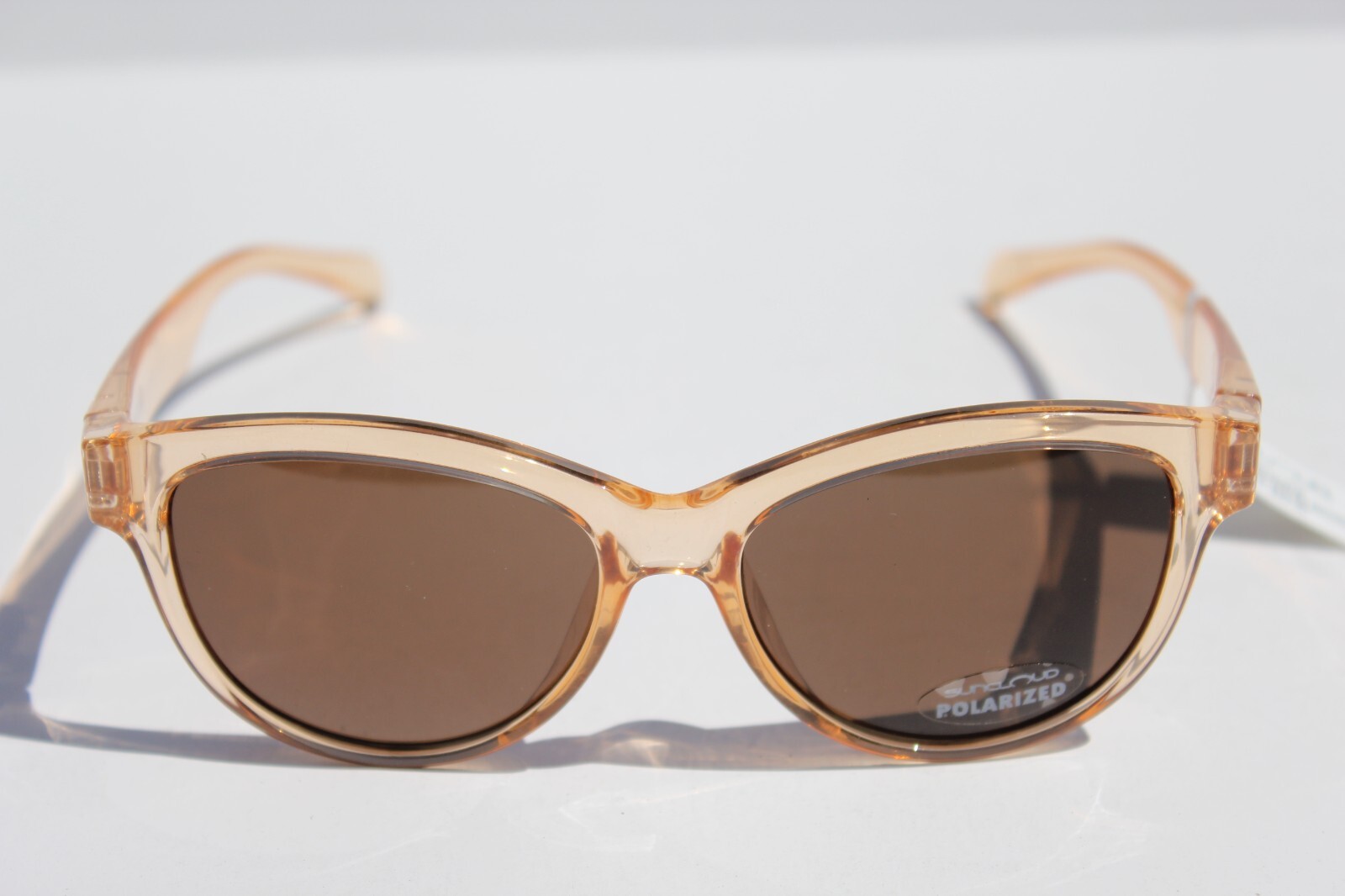 SUNCLOUD Bayshore POLARIZED Womens Sunglasses Crystal Peach/Brown NEW Smith eBay