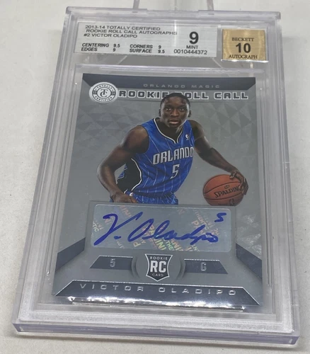 2013  Certified Victor Oladipo Rookie Roll Call RC Auto BGS 9/10 MINT POP 26
