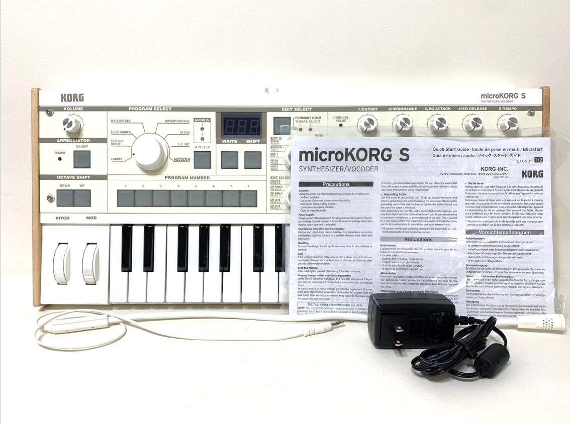 Near Mint】KORG microKORG S MK-1S 37 Keys Analog Modeling