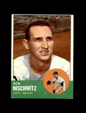 1963 Topps Baseball #152 Ron Nischwitz (Indians) EX+