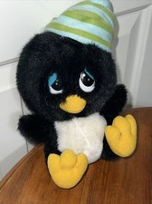 1985 Applause Wallace Berrie 9" Waddles with Penguin with Nightcap Plush