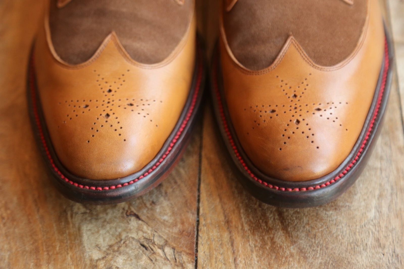 Jeffery West Tan Brown Suede Leather Derby Shoes UK 10.5 US 11.5 EU 44.5 image 8