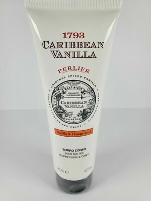 Perlier CARIBBEAN VANILLA Body Butter Vanilla & Orange Rind 4.2 oz 