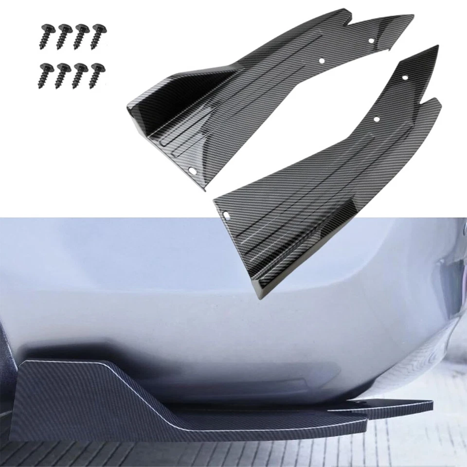Für Mercedes-Benz C-Klasse Kohlefaser Heckdiffusor Heckspoiler Canard-Schutz - Bild 2 von 4