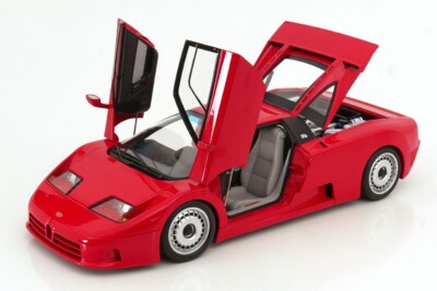 KK Scale Models 1991 Bugatti EB110 RED W/OPENINGS SUPER LARGE CAR 1:12*New!