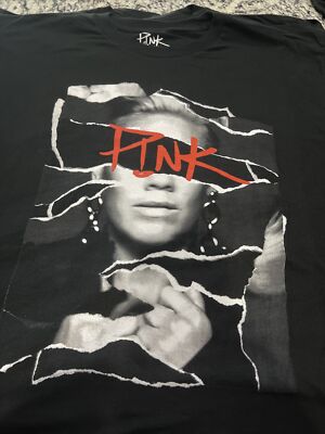 Pink Beautiful Trauma World Concert Tour 2019 T-Shirt XXL Men's