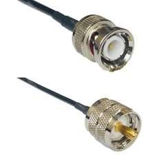 RG174 BNC MALE to PL259 UHF Male Coax RF Cable USA-Ship Lot