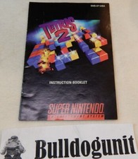 Tetris 2 Super Nintendo Snes Instruction Book Manual Only No Game II Puzzle