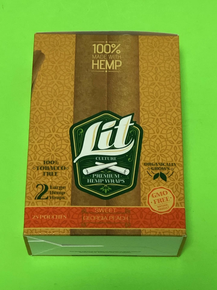 免费礼品🎁Lit Culture🇺🇸Sweet Georgia Peach🍑50 高品质大麻纸 — 第 3/4 张图片
