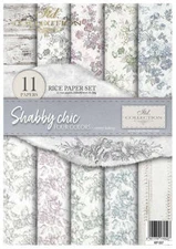 Shabby Chic | A4 Decoupage Rice Paper Collection | 11 Sheets | ITD