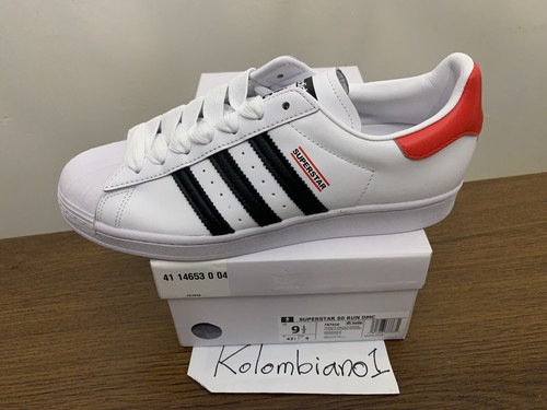 ADIDAS Superstar 50th Anniversary Run DMC FX7616 White Originals USMEN 10  or 9.5 191983337549 | eBay