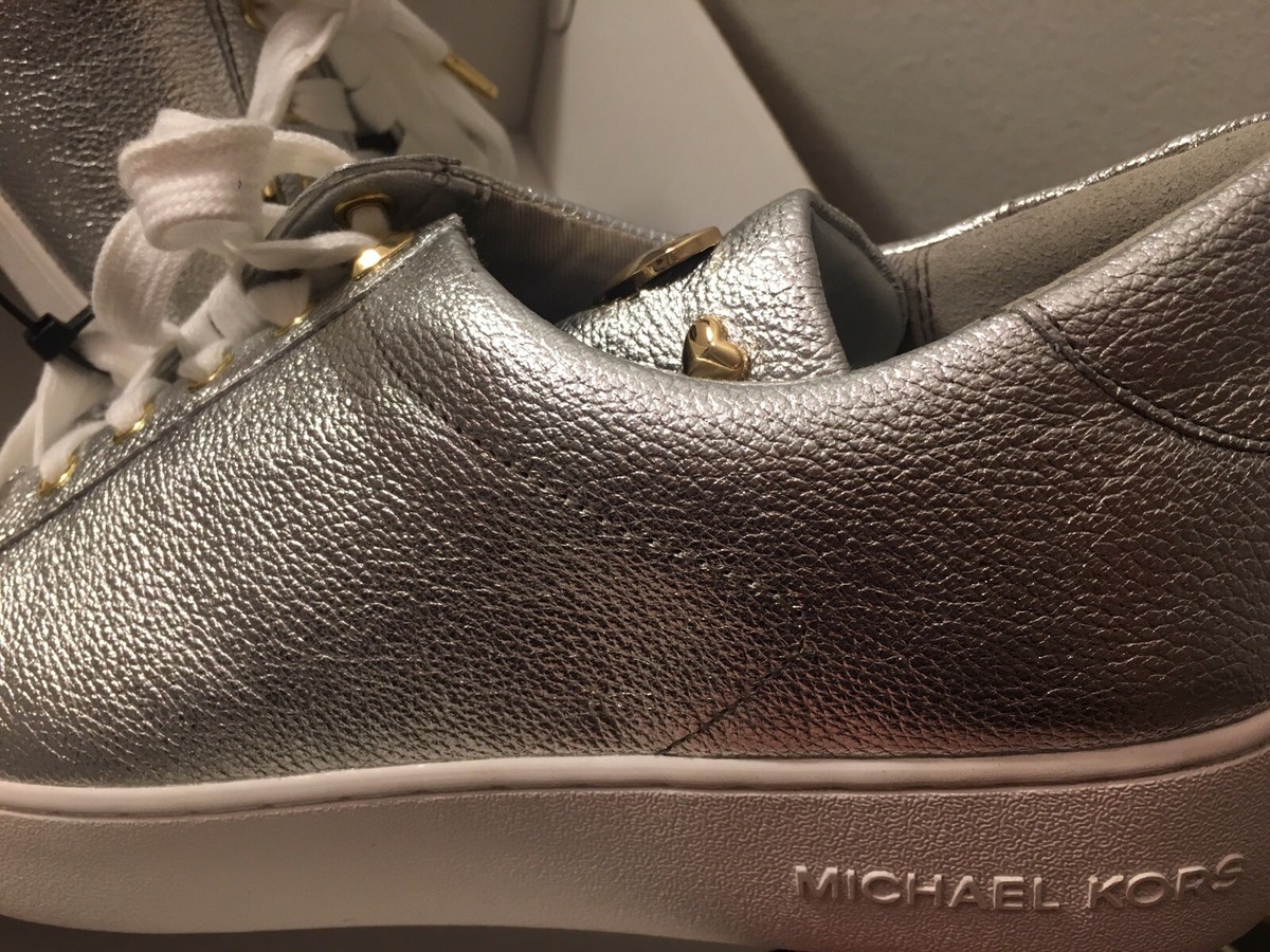 スニーカー Michael Kors Woman Sneakers Silver 43T5JMFS2S 047 michael kors womens Silver sneakers size 10 | eBay