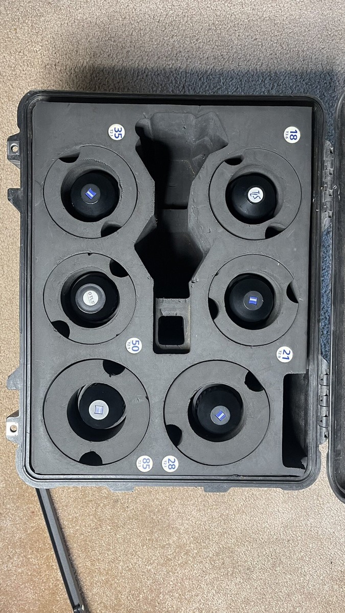 Zeiss CP.2 Lenses PL Mount 7 Set (18mm,21mm,25mm,28 35mm, 50mm