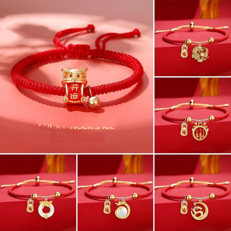 Lucky charm hotsell bracelet red