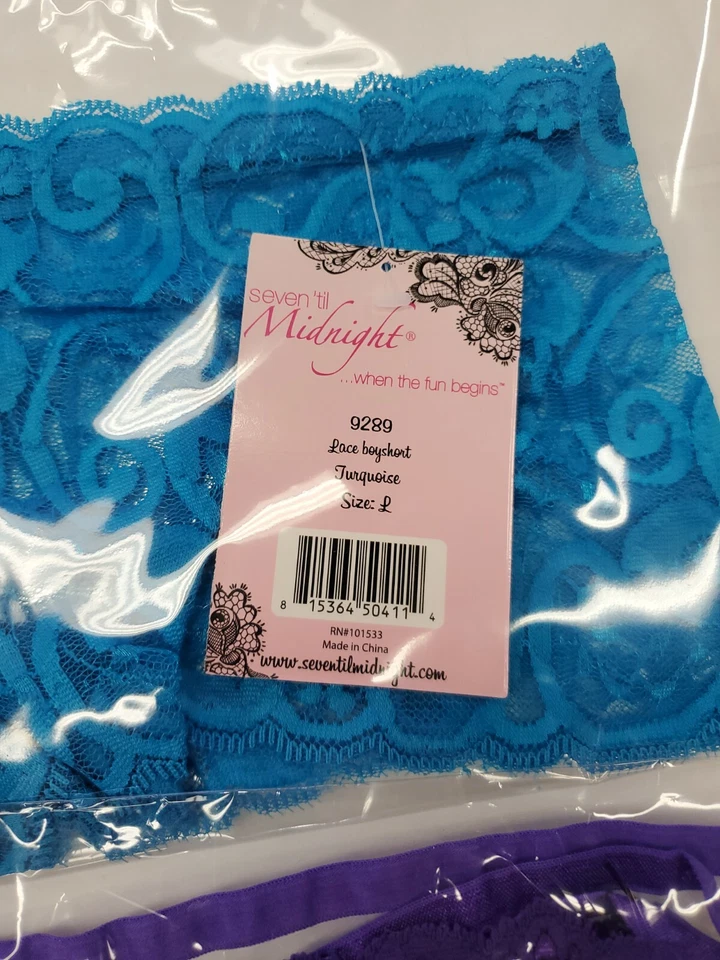 Panty de encaje Seven Til Midnight talla grande lote de 2 nuevas Foto 4 de 4