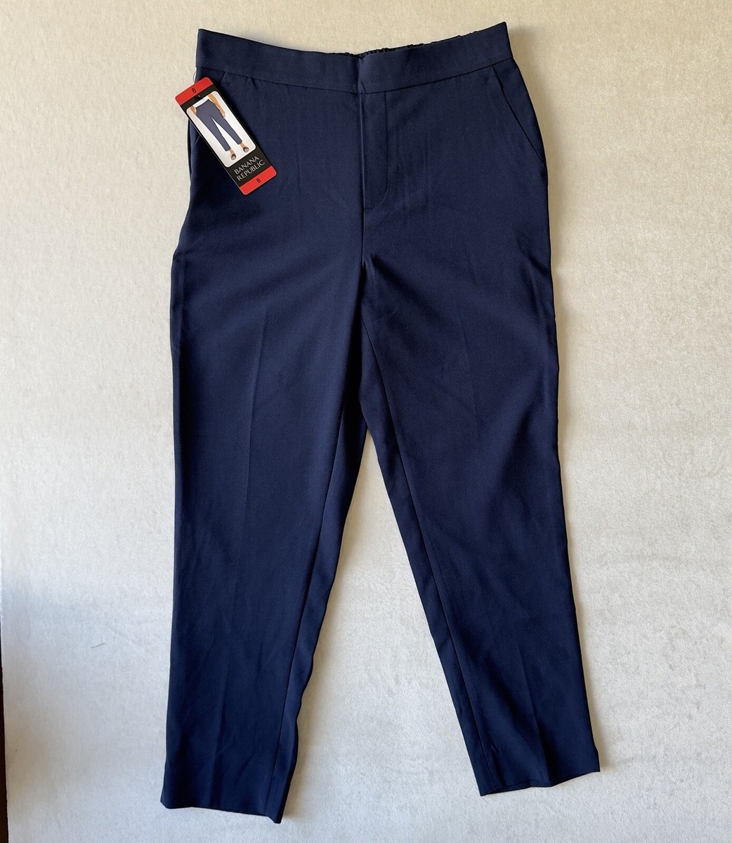 Banana Republic Wide-Leg Flannel Drawstring Pull-On Pant Banana Republic Wide-Leg Flannel Drawstring Pull-On Pant