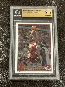 LeBron James 2003 Topps Chrome #111 Base Price Guide - Sports Card 