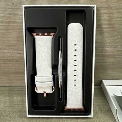 Fullmosa Apple Watch Strap 38 mm Rose Gold Leather