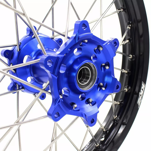 KKE 18" Rear Wheel Rim Fit Yamaha YZ125 YZ250 YZ250F 450F WR450F 2003-2025 Blue - Picture 3 of 6