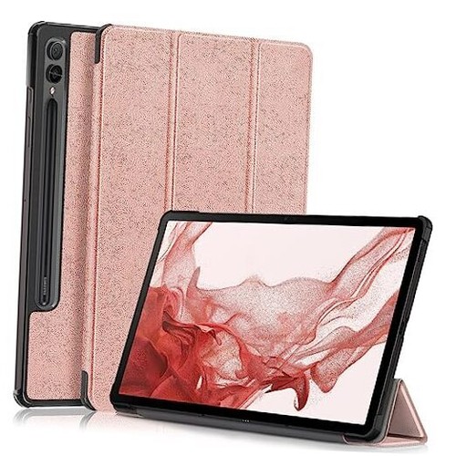 for Samsung Galaxy Tab S9 Plus 12.4 inch 2023 Case,Slim Stand Hard Rose gold