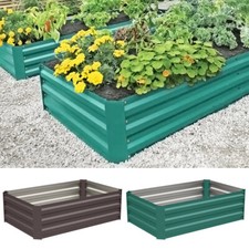 Garden Balcony Metal Flower Bed Planter Box Vegetable Flower Grow Pot Liners