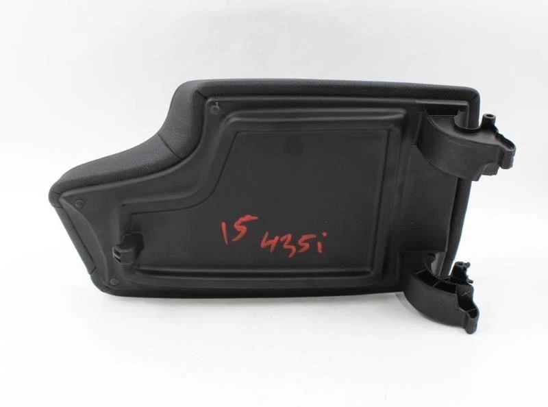 Consola negra piso delantero con bandeja trasera deslizante BMW 435I 2012-2018 OEM #16673 Foto 2 de 4