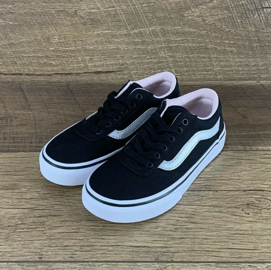NIB VANS Maddie VN0A3IL13SY Canvas Black Low Sneaker Canvas Big Kids 11.5  US | eBay