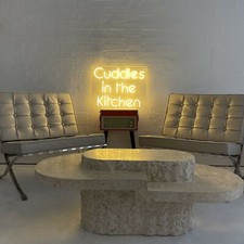 Cuddles In The Kitchen Vivid LED Neon Sign Lamp Light Flex Acrylic Display Decor